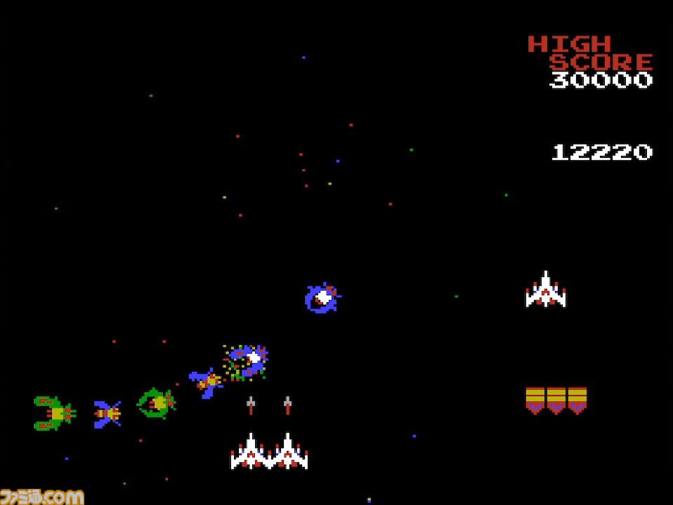 ファミコン版『ギャラガ』40周年。捕虜の自機を救出してパワーアップする“デュアルファイター”がカッコいい、ロングヒットした80年代シューティングの家庭用移植作【今日は何の日？】