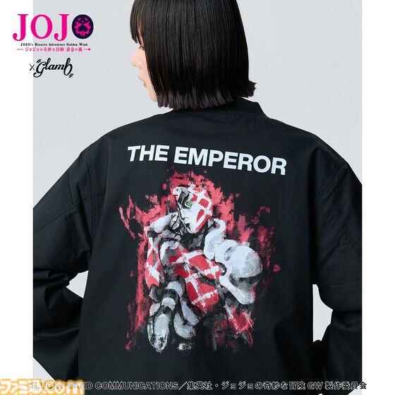 【ジョジョ5部】ピストルズがキュートなミスタ柄ポーチが登場。スカジャンやTシャツなどglambとのコラボアパレルが予約受付中