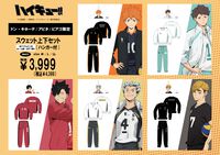 『ハイキュー!!』各校をイメージしたスウェットやトラックジャケットなどが2月15日に全国のドンキ、アピタ、ピアゴで発売