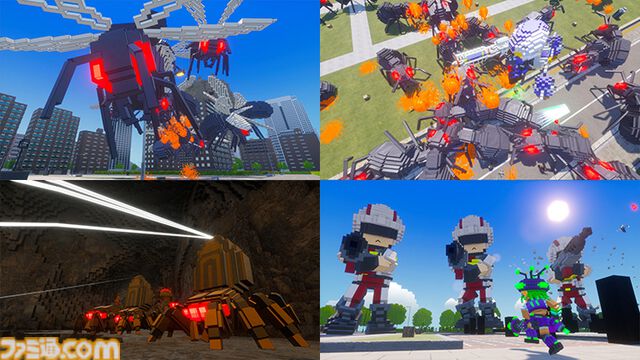 『デジボク地球防衛軍2』ファミ通DXパックのグッズデザインが公開。バルガのアクスタ、侵略生物デザインのマグカップ、歴代EDF隊員の缶バッジなど
