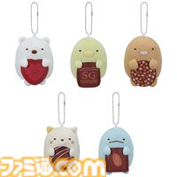 『すみっコぐらし』一番くじが本日（2/14）発売。チョコレートフェア衣装のとかげぬいぐるみがキュート。チョコレートファウンテンも賞品に