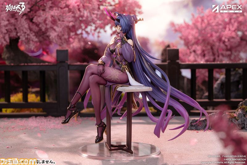 崩壊3rd』春の夜雨衣装の“雷電芽衣”が1/7スケールフィギュアに