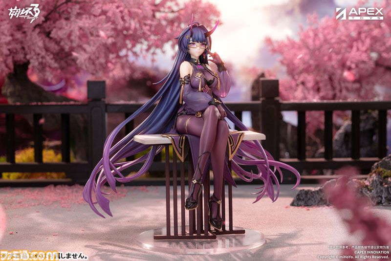 崩壊3rd』春の夜雨衣装の“雷電芽衣”が1/7スケールフィギュアに