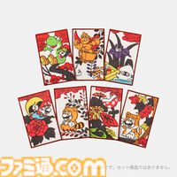 『マリオ花札』オリジナルグッズが2月17日より発売。ヨッシーの“二月 梅”、ドンキーコングの“四月 藤”など花札デザインのハンカチがおしゃれ