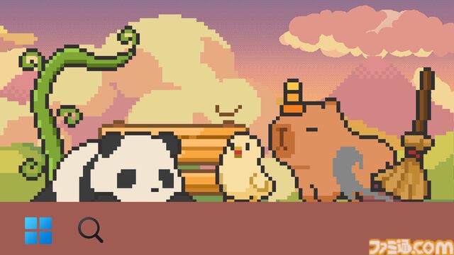 デスクトップ上にゆるかわ牧場を作ろう『デスクトップ小動物牧場』本日(2/18)Steamにてリリース。かわいい動物たちに見守られながら作業する喜びを感じる放置系牧場シミュレーション