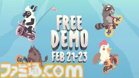 『Ultimate Sheep Raccoon』のデモ版が2月21日～2月23日の3日間限定で公開。デモ版では最大4人までマルチプレイ可