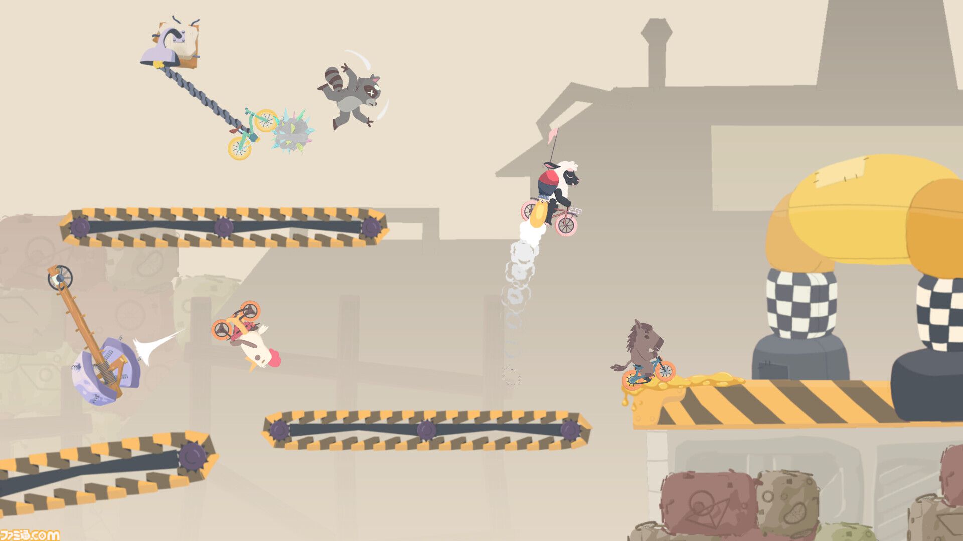 『Ultimate Sheep Raccoon』のデモ版が2月21日～2月23日の3日間限定で公開。デモ版では最大4人までマルチプレイ可