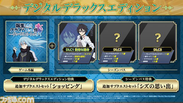 『転スラ』初の家庭用ゲーム化！Nintendo Switch /PlayStation5/PlayStation4/Xbox Series X|S/Xbox One/STEAM『転生したらスライムだった件 テンペストストーリーズ』2024年8月8日（木）発売決定！