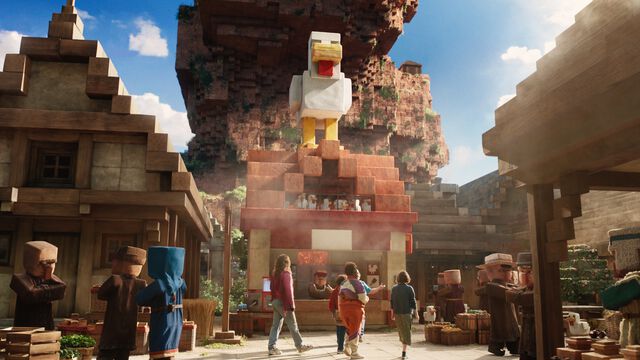 映画『マインクラフト』ガストやピグリン、オオカミなどおなじみのキャラクターの姿が見られる、新たな場面写真が一挙解禁【マイクラ】