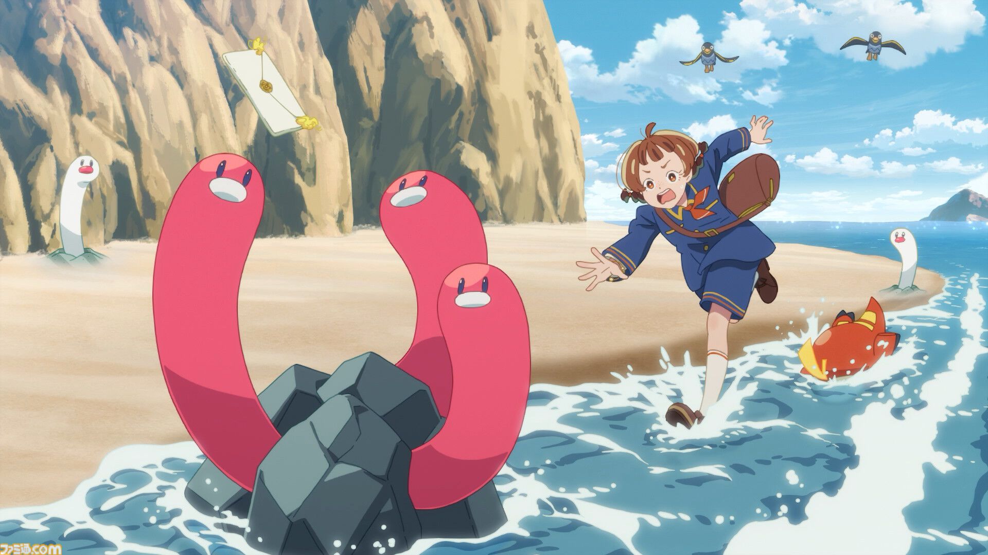 【ポケモン】アニメ『カイリューとゆうびんやさん』が2月27日に公開。カイリューの大迫力の飛行シーンが見られる予告映像＆場面写真が解禁
