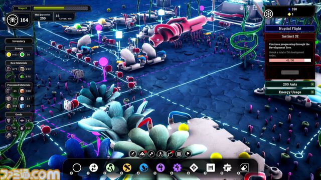 『Microtopia』電子世界でロボットアリが自動化コロニーでユートピア築くシミュレーション、Steamにて本日（2/19）配信。飛行アリ、掘削アリ、発明アリなど役職アリ