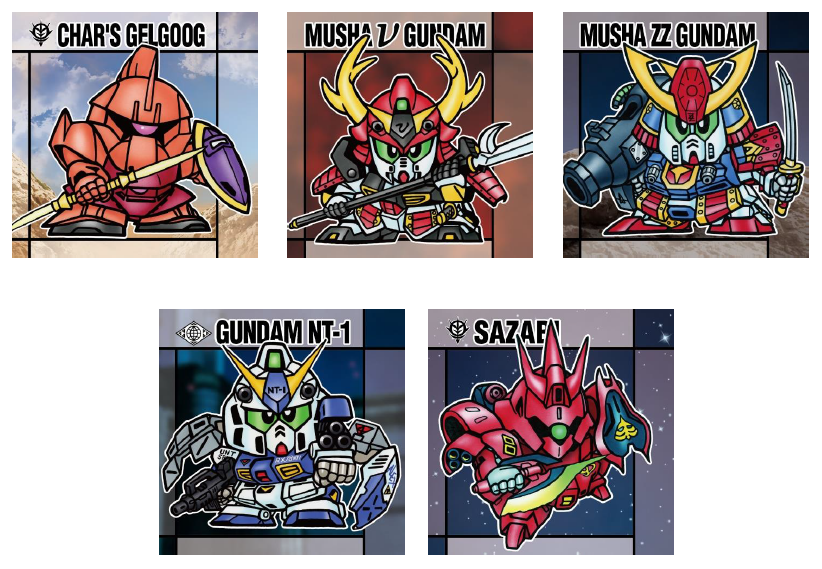 レトロ　ガンダム シール　6枚セット m94138444602_1.jpg?1717492142