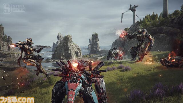 『Steel Hunters』獣のような四脚ロボ、無骨でかっこいいロボなどが入り乱れるPvPvEシューター。ベータテストが本日（2/21）より4日間開催
