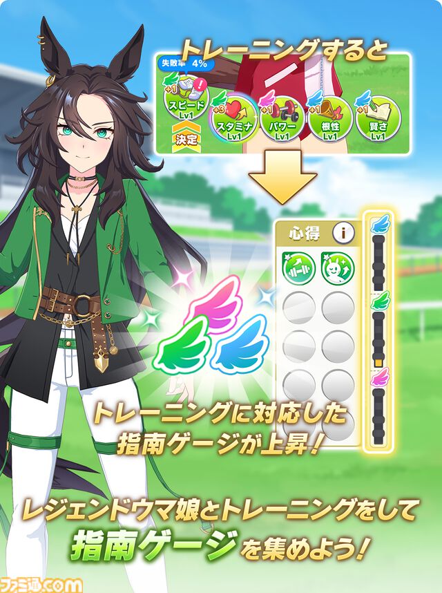 『ウマ娘』新育成シナリオ“The Twinkle Legends”で今後の可能性を広げる“レジェンド”たちの活躍や、複数回の成長フィーバータイムを楽しめる新システム“レジェンドの導き”などを先行体験