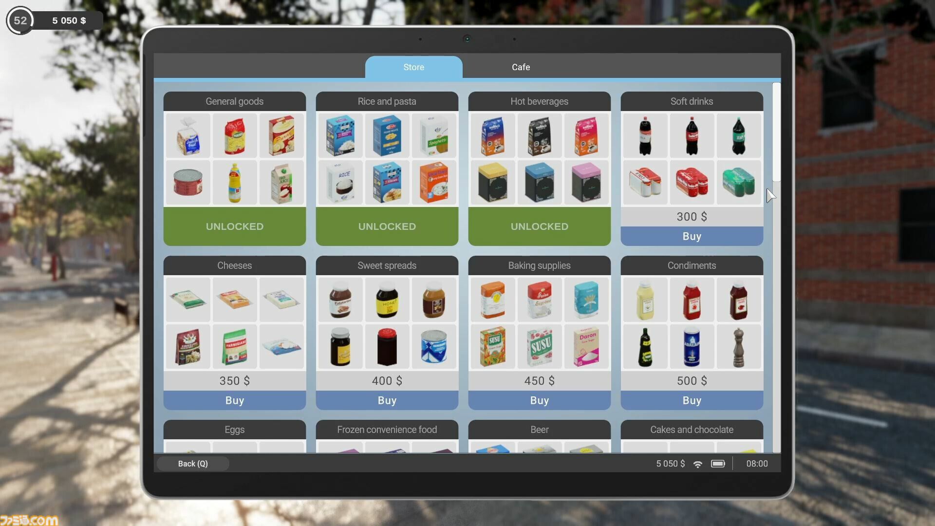 『Cafemart Simulator』雰囲気よさげなカフェとスーパーマーケットを経営するマルチ対応の兼業シミュレーション。【2月26日配信】