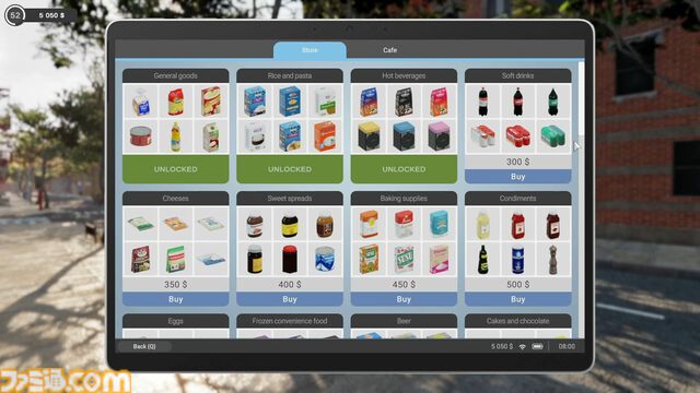 『Cafemart Simulator』雰囲気よさげなカフェとスーパーマーケットを経営するマルチ対応の兼業シミュレーション。【2月26日配信】