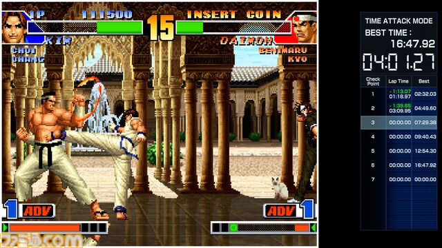 『アケアカ2NEOGEO』第1弾『KOF’98』が明日（2/27）より配信開始。タイムアタック、オンライン対戦が追加。巻き戻し、クイックスタートなど機能面の強化も