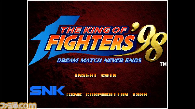 『アケアカ2NEOGEO』第1弾『KOF’98』が明日（2/27）より配信開始。タイムアタック、オンライン対戦が追加。巻き戻し、クイックスタートなど機能面の強化も