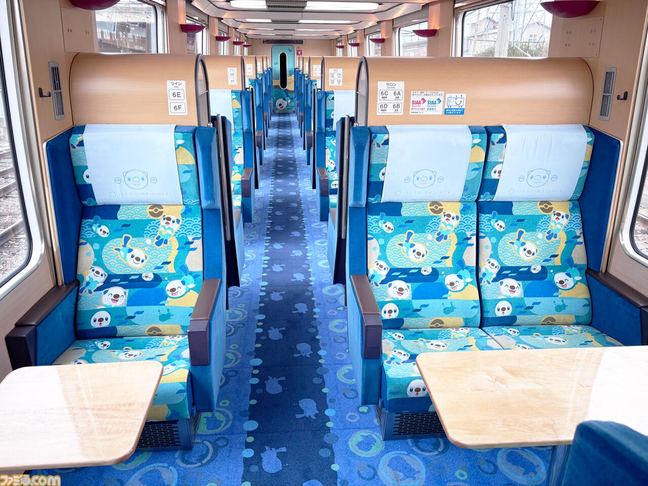 【ポケモン】ミジュマルづくしの列車“ミジュマルライナー”が2月27日より運行開始。伊勢志摩ライナーに全面ラッピング