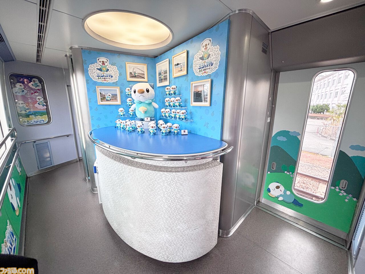 【ポケモン】ミジュマルづくしの列車“ミジュマルライナー”が2月27日より運行開始。伊勢志摩ライナーに全面ラッピング