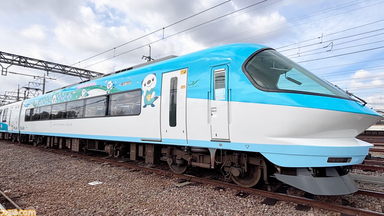 【ポケモン】ミジュマルづくしの列車“ミジュマルライナー”が2月27日より運行開始。伊勢志摩ライナーに全面ラッピング