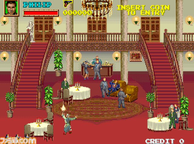 【アケアカ】『デッドコネクション』が明日（2/27）より配信開始。マフィア“ネロッツィアファミリー”に刑事が立ち向かうタイトーのアクションシューティング