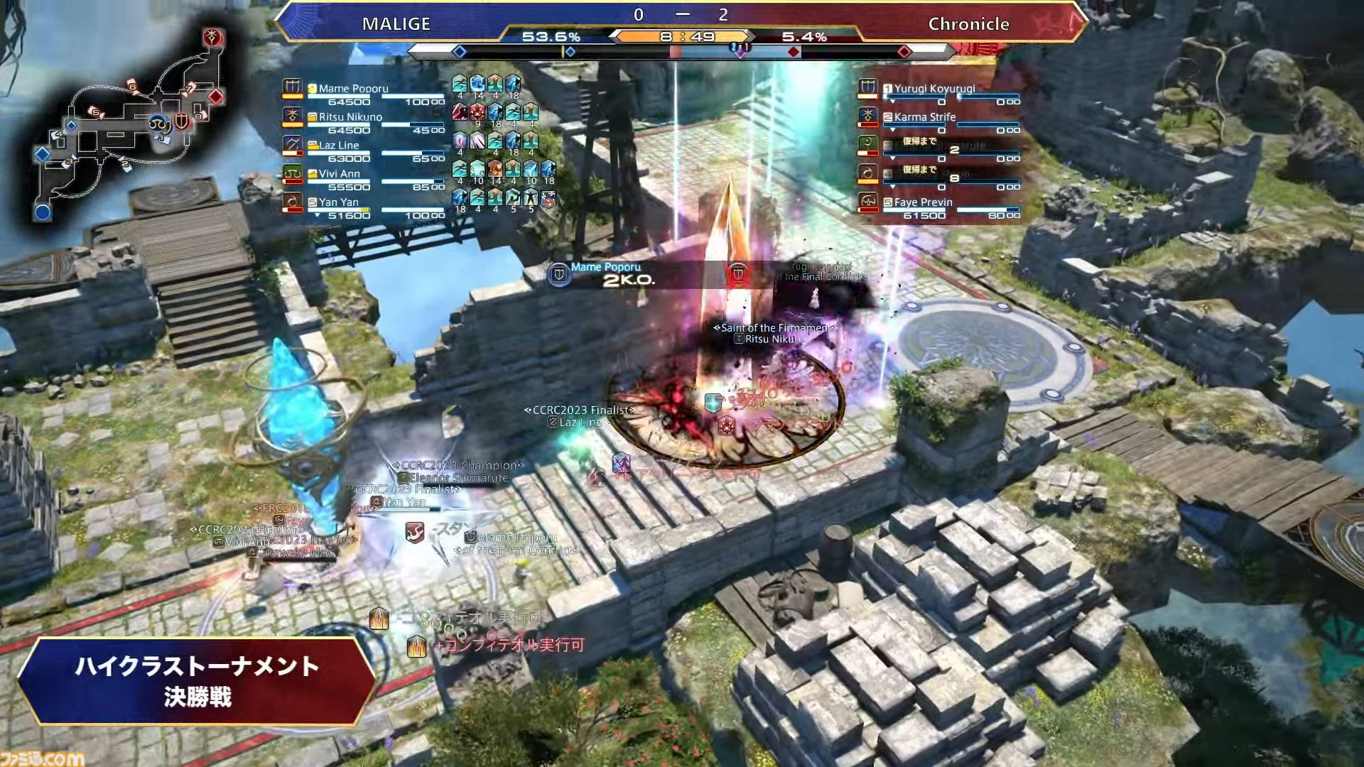 『FF14』クリスタルコンフリクト公式大会“コミュニティカップ2025”優勝チーム“Chronicle”＆運営チームインタビュー。「『FF14』のPvPは努力した結果がついてきやすいコンテンツ」