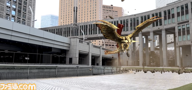 東京都庁に『モンスターハンターワイルズ』2大モンスターが襲来！ “鎖刃竜”アルシュベルドと“煌雷竜”レ・ダウの激闘をARで没入体験