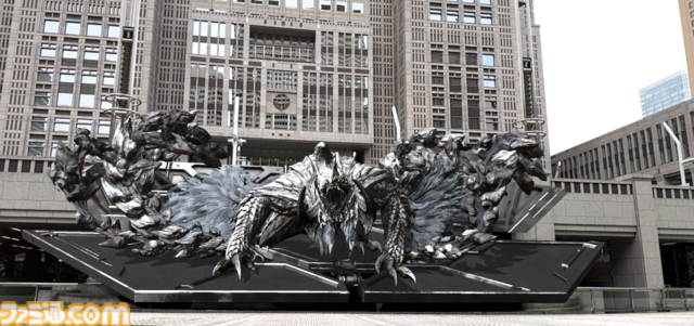 東京都庁に『モンスターハンターワイルズ』2大モンスターが襲来！ “鎖刃竜”アルシュベルドと“煌雷竜”レ・ダウの激闘をARで没入体験