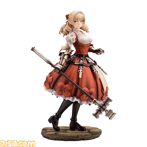 『ユニコーンオーバーロード』スカーレットのフィギュア予約受付が2月28日より開始。特徴的な赤いドレスが目を引く彼女の勇ましい姿を表現