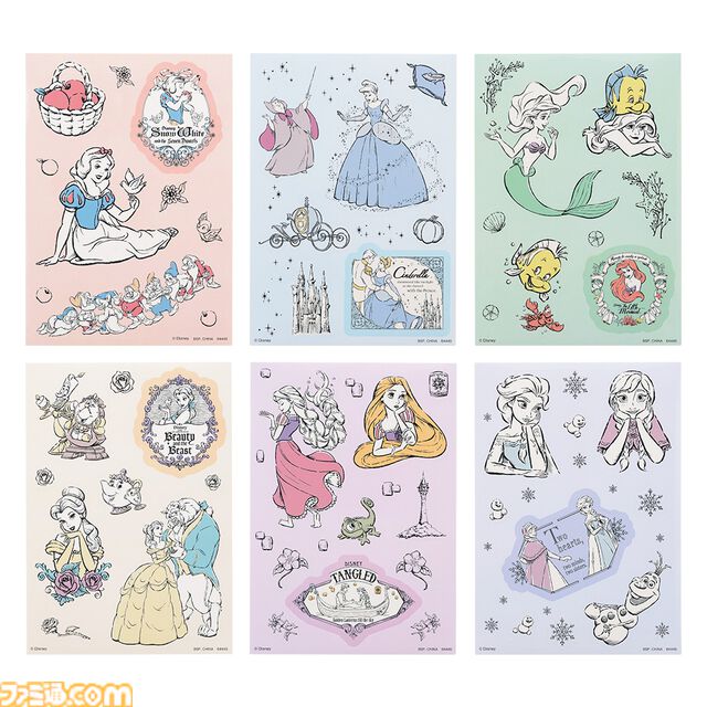 『ディズニープリンセス』グッズが当たる一番くじが本日（4/26）発売。アナ&エルサの台座付きフィギュアやプリンセスたちのステッカーなどが用意