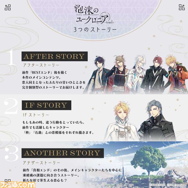 『泡沫のユークロニア -trail-』7月24日発売決定。前作“BESTエンド”後のアフターストーリーや、柊・石蕗との恋模様を描いたIFストーリーなど収録
