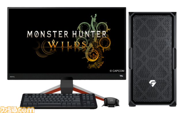 TSUKUMOより『モンハンワイルズ』動作確認済みゲーミングPCが発売。Ryzen 7 9800X3DプロセッサとRX7800XTを搭載したハイエンドモデル