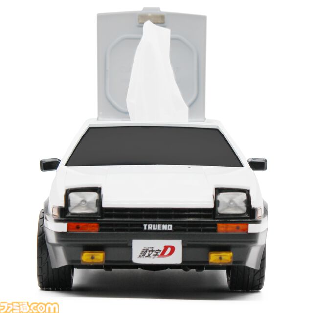 『頭文字D』トヨタ AE86型のウェットティッシュケースが登場。数々の伝説を彩ったあの車両を、こだわりのディテールで忠実に再現