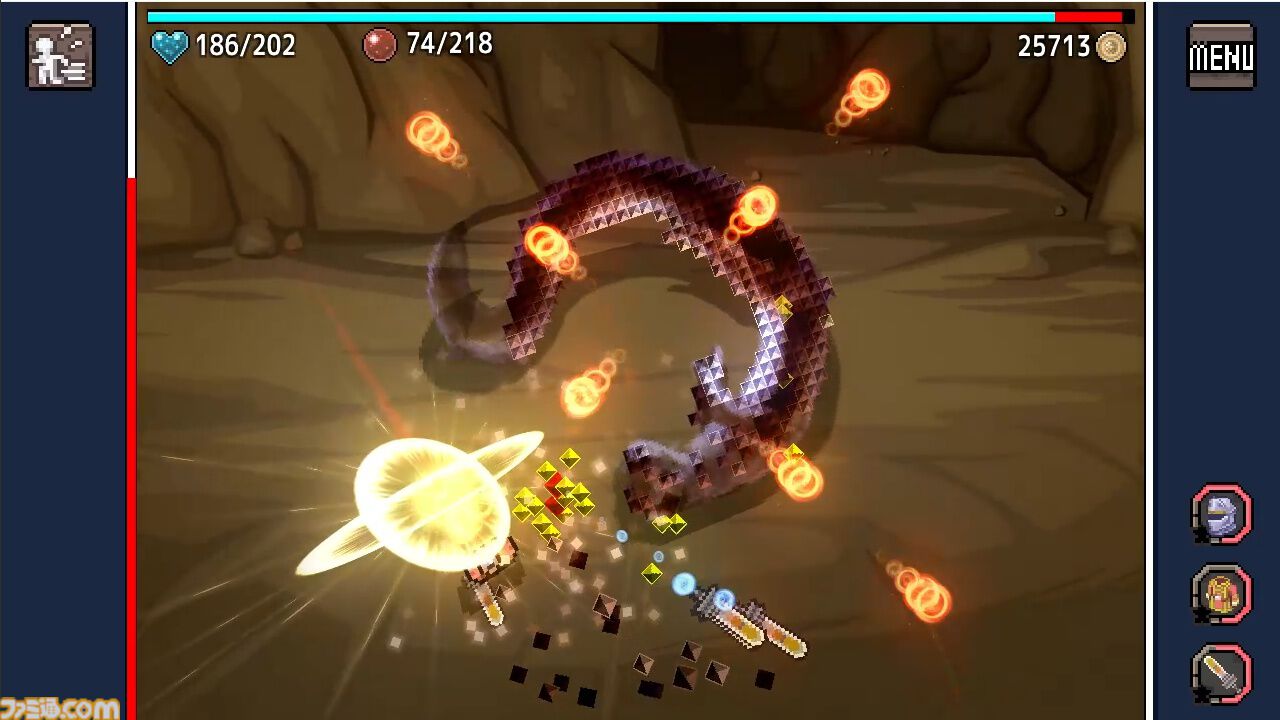 『心鎧リコレクト』心身を無くした騎士と子猫が敵を粉砕するアクションRPG。2016年に配信されたブロック崩しアプリがSteamで本日（3/4）発売