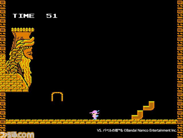 【アケアカ】『VS. バベルの塔』3月6日配信。ブロックを積んで頂上を目指す1986年の名作アクションパズル