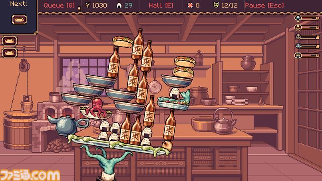 『The Way of the Tray』トレイの上にバランスよく料理を積み上げろ。異世界ウェイターシミュレーターが発表、ジブリ作品にインスパイアされた日本の精神世界が舞台