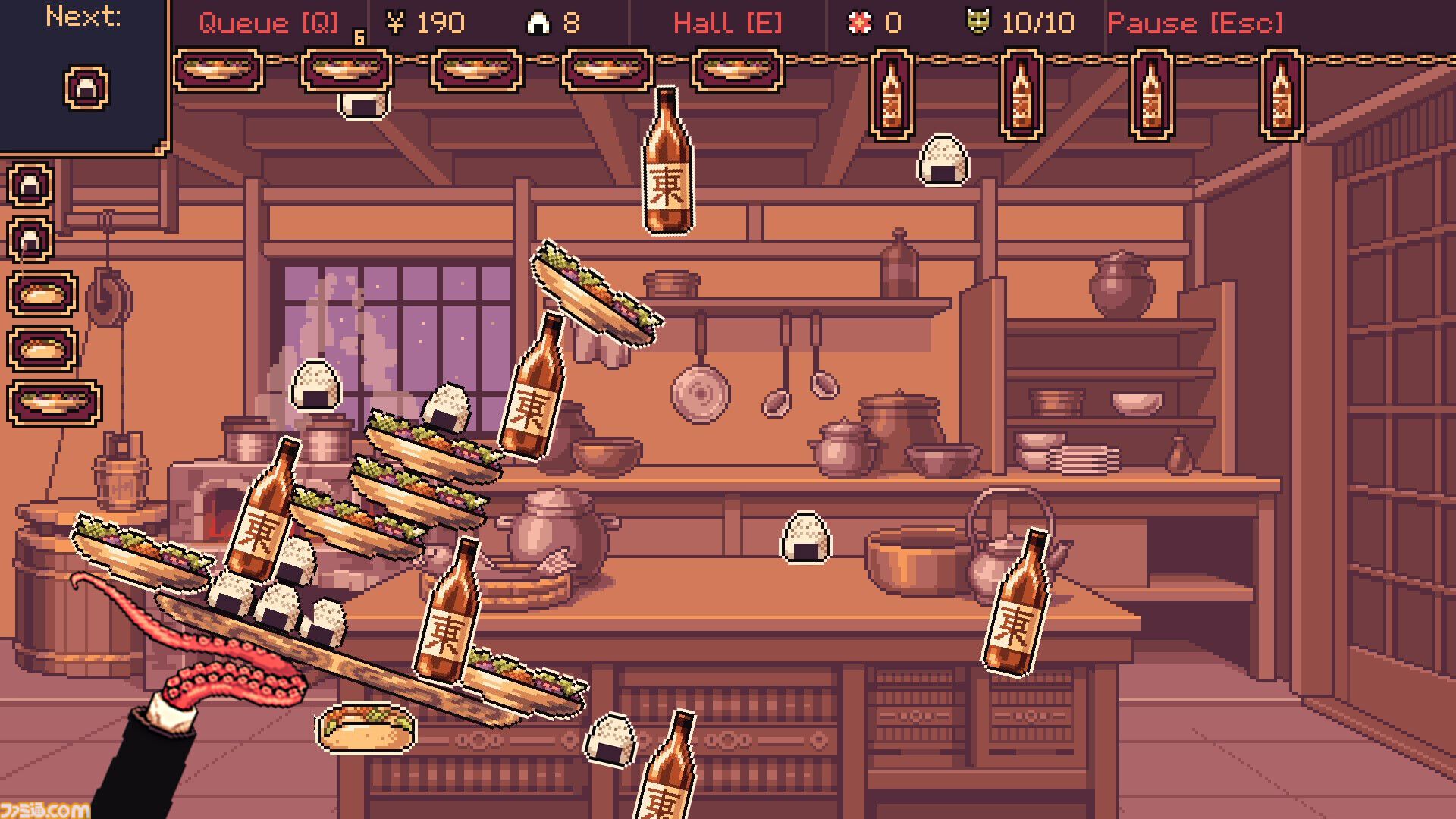 『The Way of the Tray』トレイの上にバランスよく料理を積み上げろ。異世界ウェイターシミュレーターが発表、ジブリ作品にインスパイアされた日本の精神世界が舞台