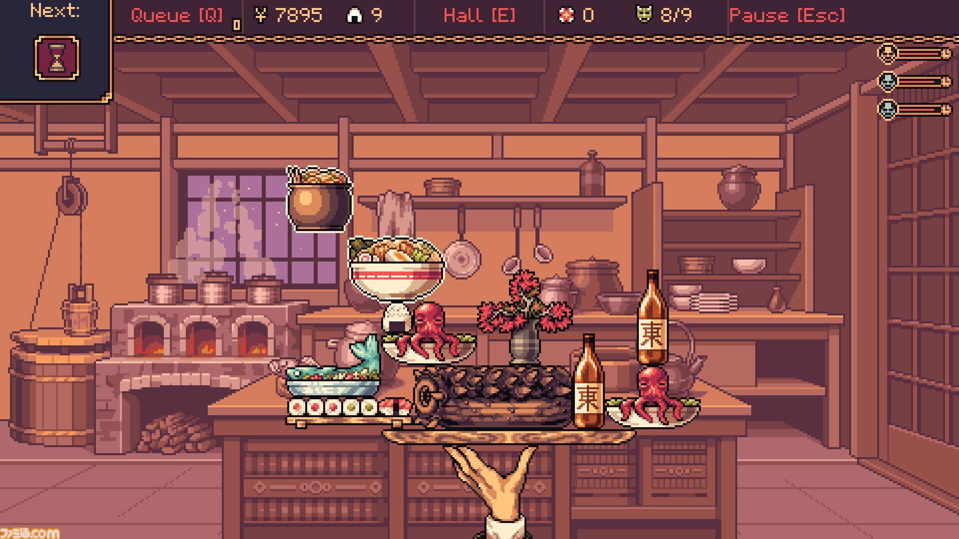 『The Way of the Tray』トレイの上にバランスよく料理を積み上げろ。異世界ウェイターシミュレーターが発表、ジブリ作品にインスパイアされた日本の精神世界が舞台