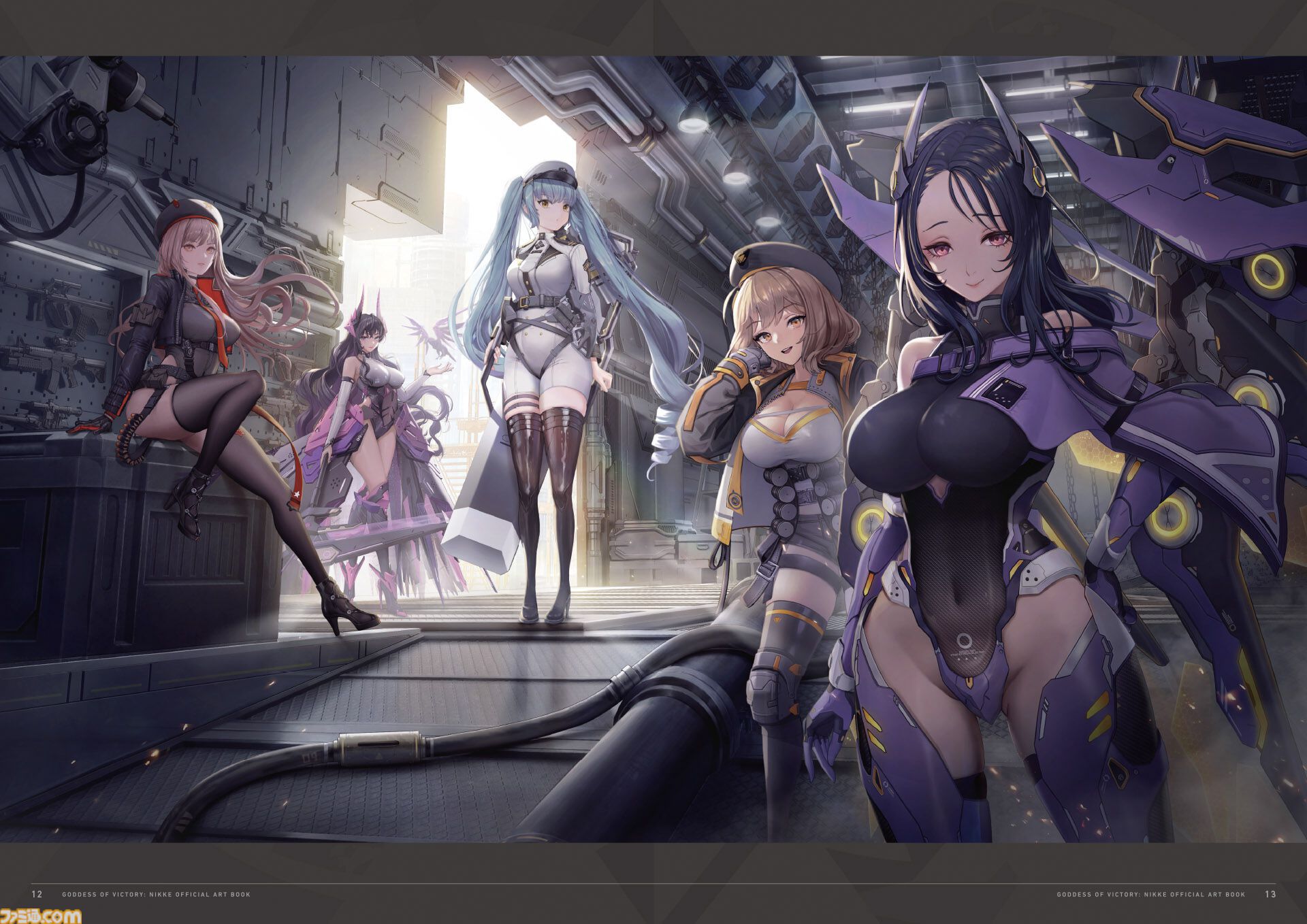 NIKKE】公式アートブックが、本日（3月19日）発売！ キービジュアル