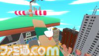 『Duck Off!』アヒルは登るどこまでも。一切羽ばたかず空を目指すマルチプレイ対応のアクションゲーム。越えられそうな足場も律儀にジャンプする