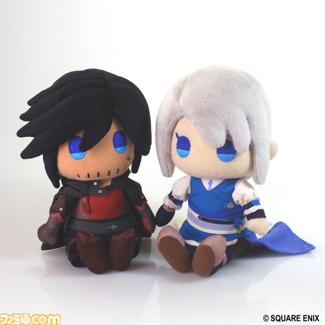 『FF7 リバース』ヴィンセント、シドのかわいいデフォルメぬいぐるみが8月発売。『FF16』クライヴ、ジルのぬいぐるみとともに
