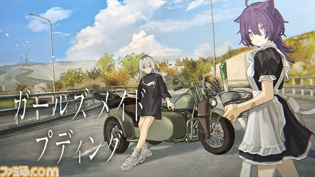 『ナツノカナタ』作者の新作『ガールズメイドプディング』Switch＆Steamで今春発売。人の消えた町を少女たちが旅するツーリングアドベンチャー