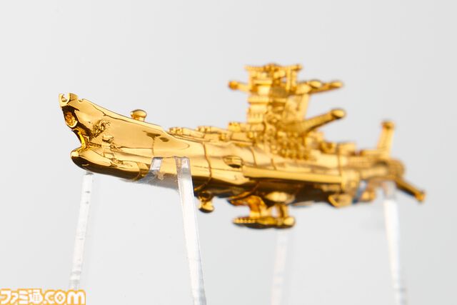 『宇宙戦艦ヤマト』純金フィギュアが限定100体で発売。放送50周年を記念して中まで金たっぷりの超豪華仕様で制作、価格は55万円［税込］