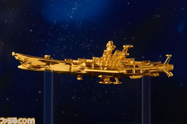 『宇宙戦艦ヤマト』純金フィギュアが限定100体で発売。放送50周年を記念して中まで金たっぷりの超豪華仕様で制作、価格は55万円［税込］