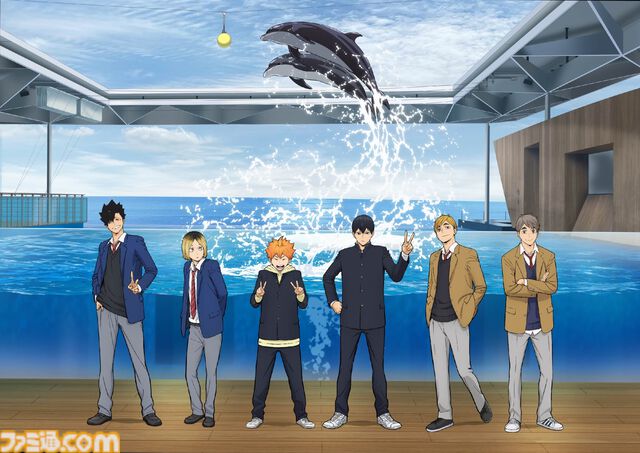 『ハイキュー!!』と上越市立水族博物館うみがたりがコラボイベント開催。オリジナルボイスや特別展示で日向や影山と一緒に水族館を巡れる