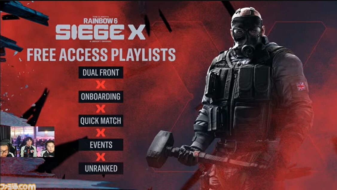 R6SX】『レインボーシックス シージ』無料化へ。タイトルが