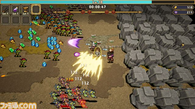 『THE GENERAL SAGA』自身の分身や仲間を配置してステージに挑戦するJRPG風サバイバーアクション。Steamストアページが本日（3/12）公開
