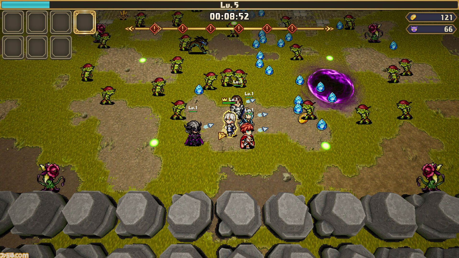 『THE GENERAL SAGA』自身の分身や仲間を配置してステージに挑戦するJRPG風サバイバーアクション。Steamストアページが本日（3/12）公開