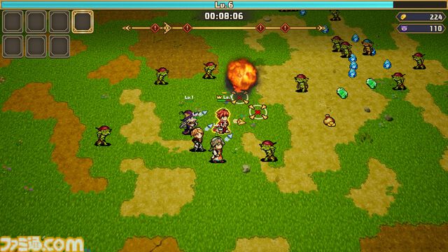 『THE GENERAL SAGA』自身の分身や仲間を配置してステージに挑戦するJRPG風サバイバーアクション。Steamストアページが本日（3/12）公開